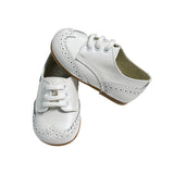 Scarpe Primi Passi Modello Francesina In Pelle Satinata Bambino RIZITOS B3215R