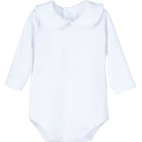 Langarm-Body aus warmer Baumwolle mit Rundkragen für Neugeborene SQUID 19089