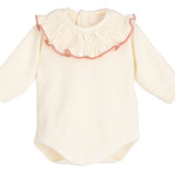 Body Con Collo Rouche In Caldo Cotone Neonata CALAMARO 19128