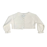 Warmer Baumwoll-Shrug für Baby-Mädchen, Creme GRANLEI 23249
