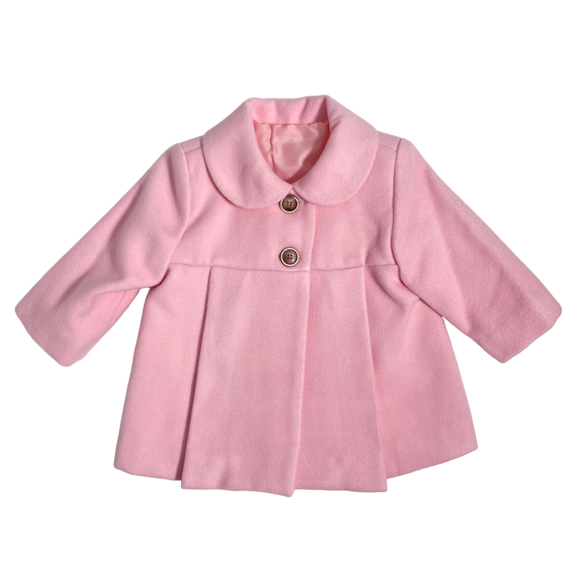 Cappotto Svasato In Panno Con Colletto Tondo Neonata/o DEL SUR 3991S