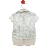 Completo Con Culotte E Camicia Neonato DEL SUR 0035