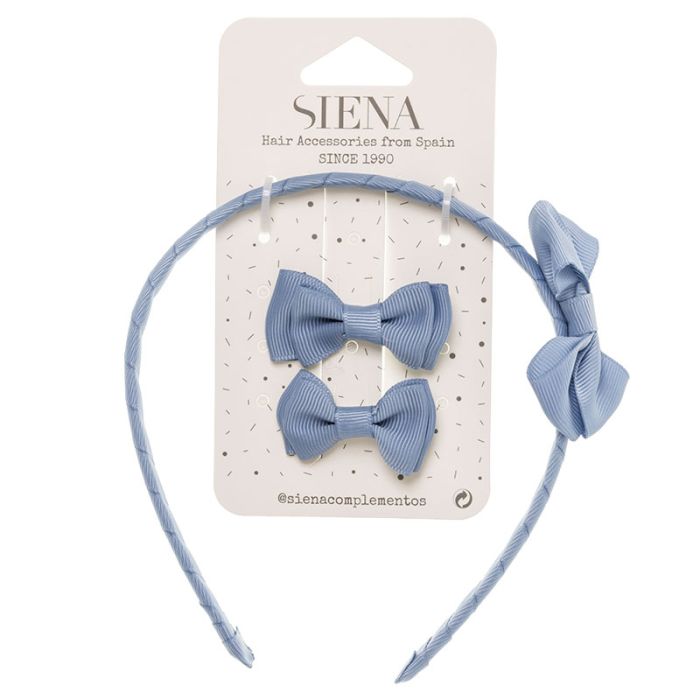 Set Di 2 Fermagli Con Cerchietto Bambina SIENA 7439