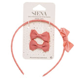 Set Di 2 Fermagli Con Cerchietto Bambina SIENA 7439