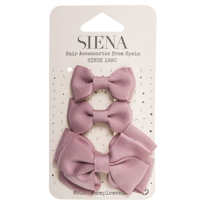 Set Di 3 Fermagli Con Fiocco Bambina SIENA 7435