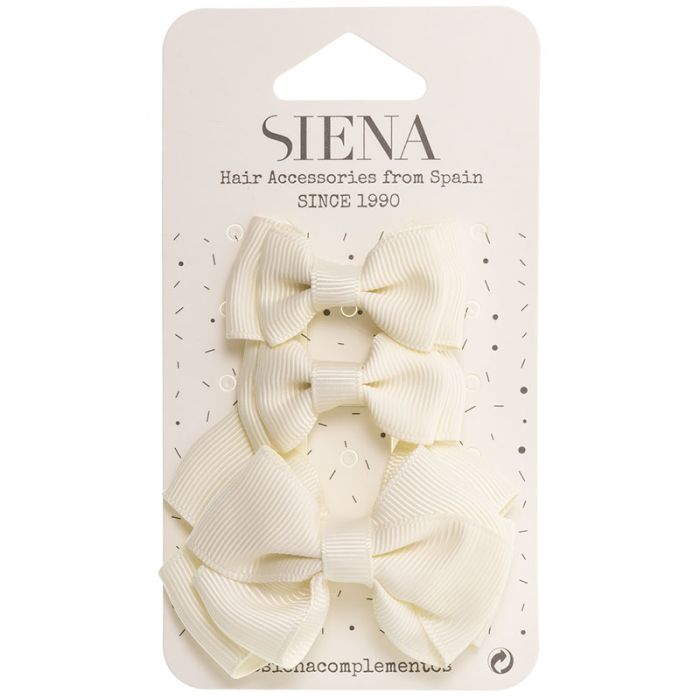 Set Di 3 Fermagli Con Fiocco Bambina SIENA 7435
