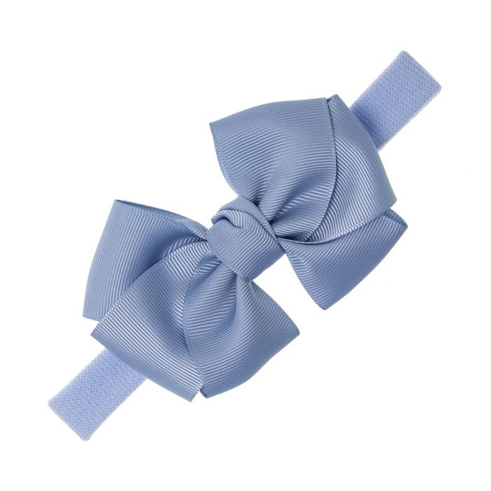 Gummiband mit großer Schleife aus grober Narbung Baby Girl SIENA 7542