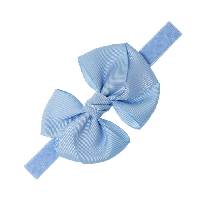 Gummiband mit großer Schleife aus grober Narbung Baby Girl SIENA 7542