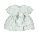 Abito A Palloncino In Pizzo San Gallo Bambina CALAMARO 21334