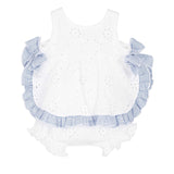 Completo Con Culotte In Pizzo San Gallo Neonata CALAMARO 22114