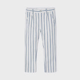 Pantalone Chino Slim Fit In Misto Lino Bambino MAYORAL 3541