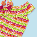 Tutina Asimmetrica Stampata Zigzag Bambina MAYORAL 3864