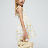 Abito Smanicato Jacquard Con Fiori Bambina MAYORAL 3922