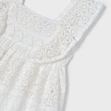 Abito Svasato A Uncinetto Bambina MAYORAL 3924