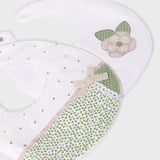 Set Di Due Bavette In Cotone Neonata MAYORAL 9416V