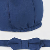 Set Coppola E Papillon In Misto Lino Neonato MAYORAL 9719