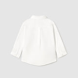 Camicia Manica Lunga In Cotone Con Papillon Neonato MAYORAL 1102