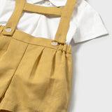 Completo Con Salopette E Camicia In Lino Neonato MAYORAL 1213