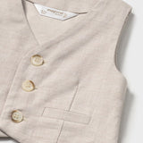 Gilet Elegante In Lino Neonato MAYORAL 1394