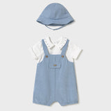 Pagliaccetto Con Finta Salopette E Cappello Neonato MAYORAL 1605