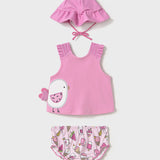 Completo Mare Con Protezione Tre Pezzi Con Costume Neonata MAYORAL 1668