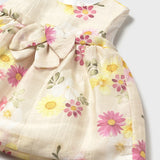 Abito Smanicato In Misto Lino Neonata MAYORAL 1863