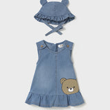 Abito In Denim Con Cappello Neonata MAYORAL 1871