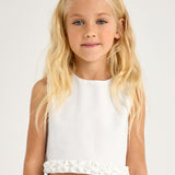 Crop Top Con Dettaglia Plissettati Bambina MAYORAL 3022