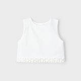 Crop Top Con Dettaglia Plissettati Bambina MAYORAL 3022