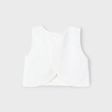 Crop Top Con Dettaglia Plissettati Bambina MAYORAL 3022