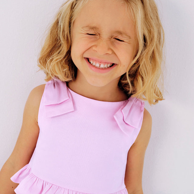 Top Con Fiocchi In Cotone Bambina MAYORAL 3023