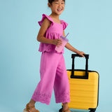 Completo Pantalone E Top In Cotone Bambina MAYORAL 3561