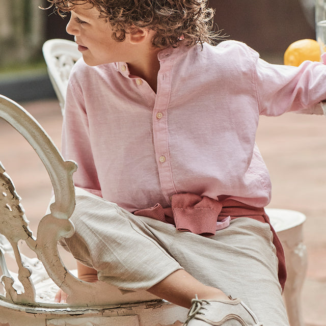 Pantalone Lungo Elegante In Lino Bambino MAYORAL 3563