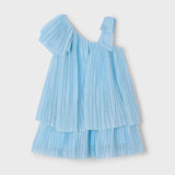 Abito Asimmetrico Plissettato Bambina MAYORAL 3912