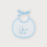 Baumwolllätzchen mit SARDON-Stickerei für Neugeborene BF105