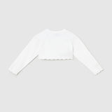 Cardigan Modello Bolerino Tricot In Cotone Sostenibile Neonata MAYORAL 306N