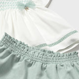 Completo Con Bermuda E Blusa In Misto Lino Neonata MAYORAL 1212