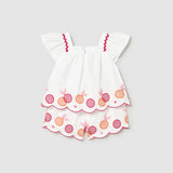 Completo Con Bermuda E Blusa Ricamata Neonata MAYORAL 1214