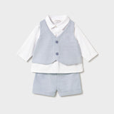 Completo Con Bermuda E Camicia Con Finto Panciotto Neonato MAYORAL 1269