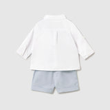 Completo Con Bermuda E Camicia Con Finto Panciotto Neonato MAYORAL 1269