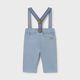Pantalone Lungo In Cotone Con Bretelle Neonato MAYORAL 1596
