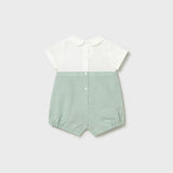 Pagliaccetto Mezza Manica In Misto Lino Neonato MAYORAL 1604