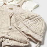 Pagliaccetto Finta Salopette Con Cappello Neonato MAYORAL 1651