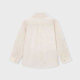Camicia Manica Lunga In Misto Lino Bambino MAYORAL 3119