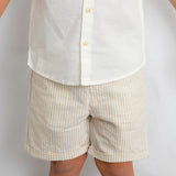 Completo Con Bermuda E Camicia In Misto Lino Bambina MAYORAL 3217