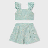 Completo Con Bermuda E Top In Cotone Bambina MAYORAL 3235