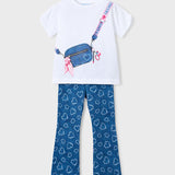 Completo Con Leggings E Shirt Stampato Bambina MAYORAL 3730