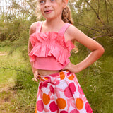 Gonna Pantalone Stampata Con Pieghe Bambina MAYORAL 3906