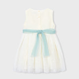 Abito Smanicato Elegante In Tulle Bambina MAYORAL 3919