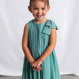 Abito Smanicato Plissettato Con Fiocco Bambina MAYORAL 3920